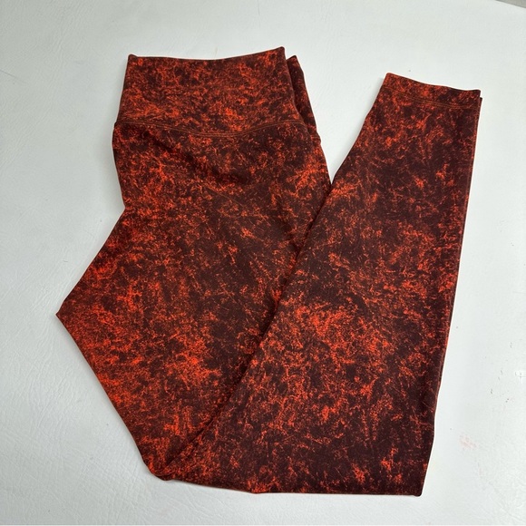 Lululemon wunder train high rise Women's Red/ black Leggings size 14 - Picture 10 of 10